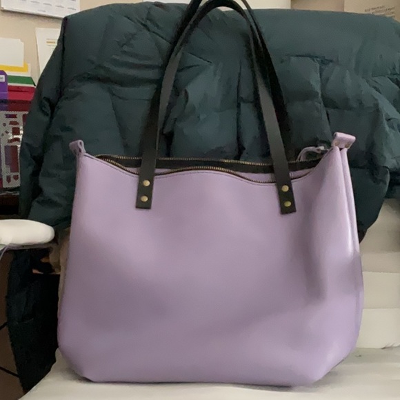 Unicorn Wisteria Large Zip Tote - Picture 2 of 4
